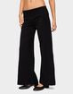 EDIKTED Petite Wide Leg Fold Over Pants image number 1
