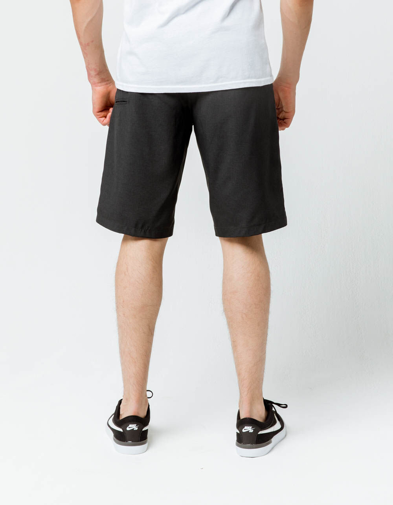 FOX Essex Tech Black Mens Hybrid Shorts image number 4