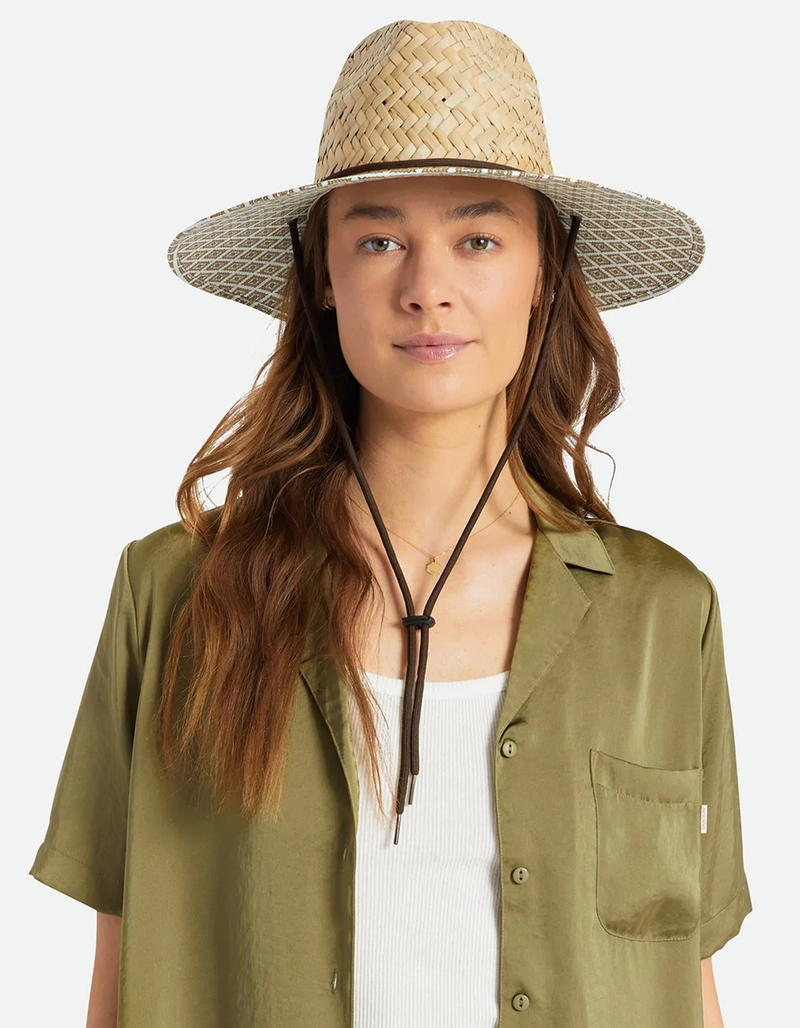 BRIXTON Messer Wide Brim Sun Straw Hat image number 4