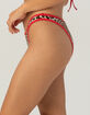 DAMSEL Leopard High Leg Cheekier Bikini Bottoms image number 3