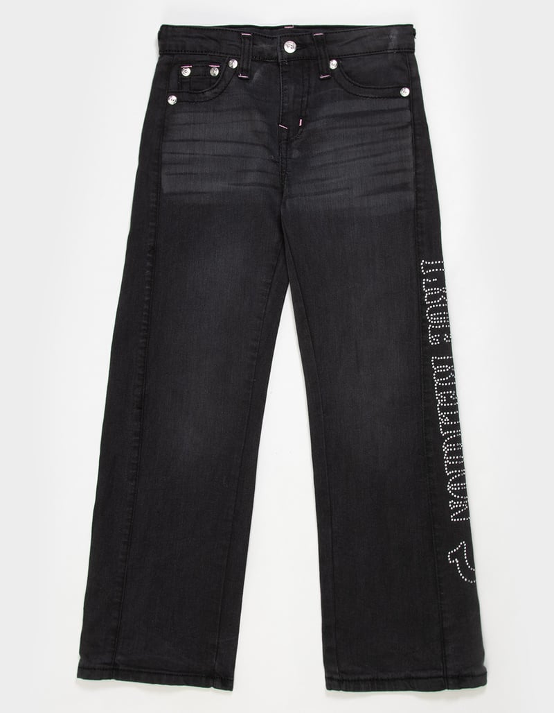 TRUE RELIGION Leila Stone Girls Wide Leg Jeans image number 1
