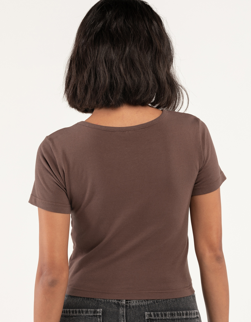 CONEY ISLAND PICNIC Botanicals Womens Baby Tee image number 2