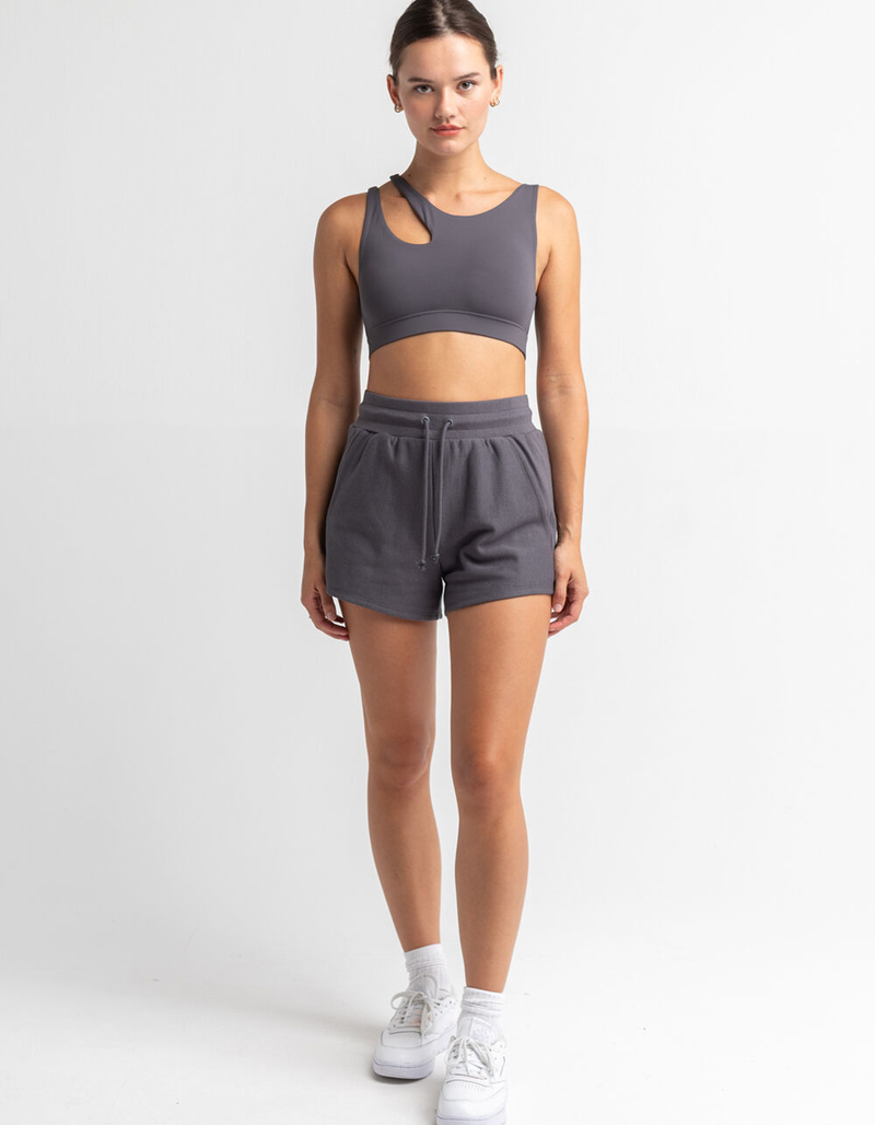 RSQ Womens Gray Asymmetrical Tank image number 4