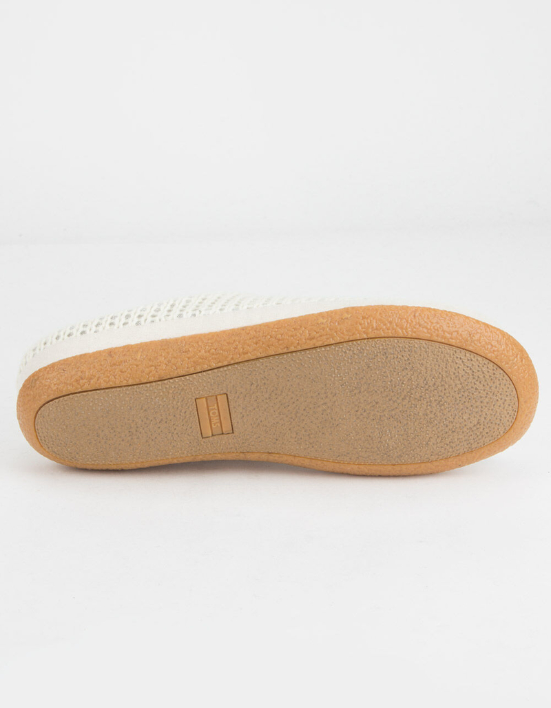 TOMS Sweater Knit Natural Womens Mule Slippers image number 3