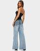 EDIKTED Sarika Asymmetric Fringe Strapless Top image number 4