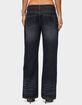 EDIKTED Magda Acid Wash Low Rise Baggy Jeans image number 3