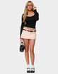 EDIKTED Contrast Lacey Long Sleeve Top image number 5
