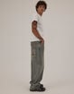 RSQ Mens Embroidered Extra Baggy Jeans image number 5