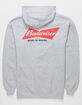 BUDWEISER King Of Beers Mens Zip-Up Hoodie image number 1
