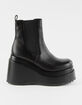 STEVE MADDEN Jesse Leather Platform Womens Boots image number 2