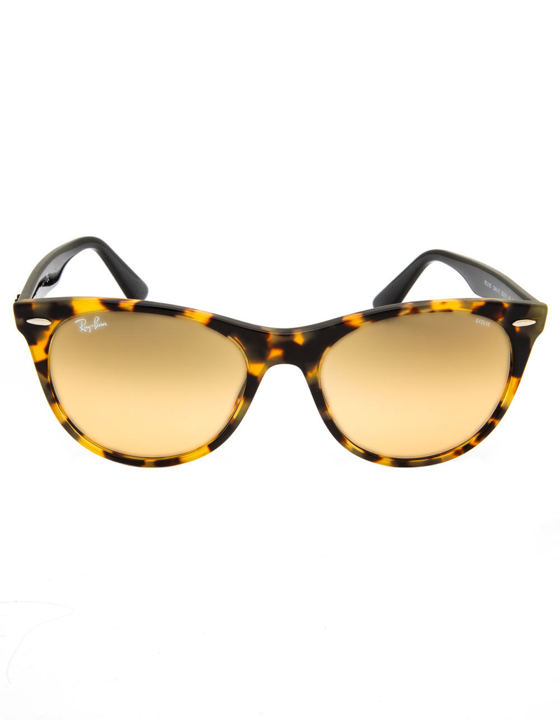 RAY-BAN Wayfarer II Evolve Yellow Havana & Orange Photochromic Polarized Sunglasses image number 1