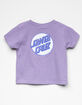 SANTA CRUZ Missing Dot Little Girls Lavender Tee (4-6) image number 1