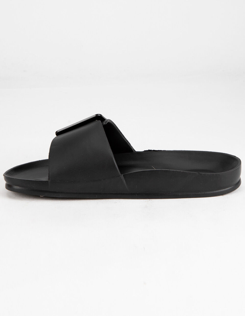 QUPID Buckle Eva Womens Black Slides image number 3