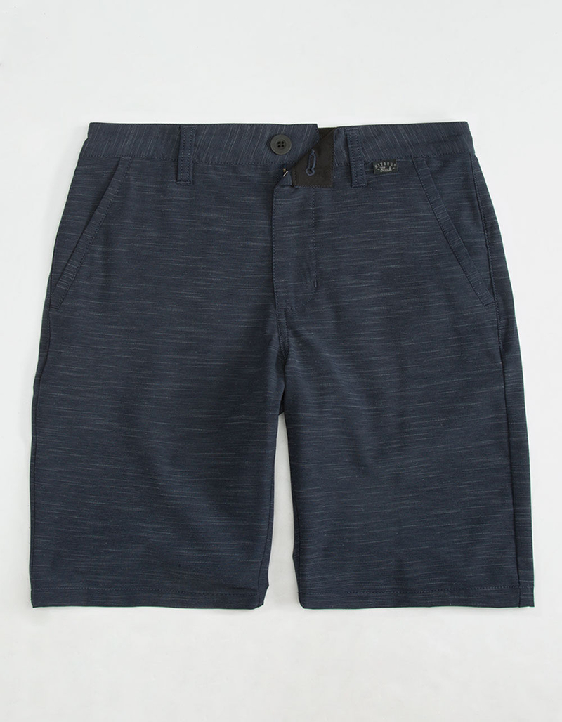 NITROUS BLACK Spade Boys Hybrid Shorts image number 0