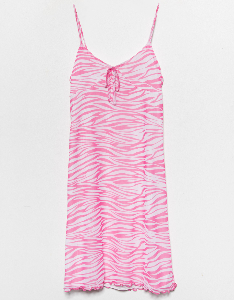 FULL TILT Girls Mesh Tie Front Dress image number 0