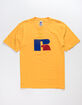 RUSSELL ATHLETIC Jerry Flock Gold Mens T-Shirt image number 1