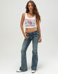 TRUE RELIGION x Bella Doña Joey Low Rise Big T Womens Flare Jeans image number 1