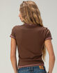 BOBBY JACK Womens Baby Tee image number 4