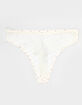 FULL TILT Lace Thong image number 2