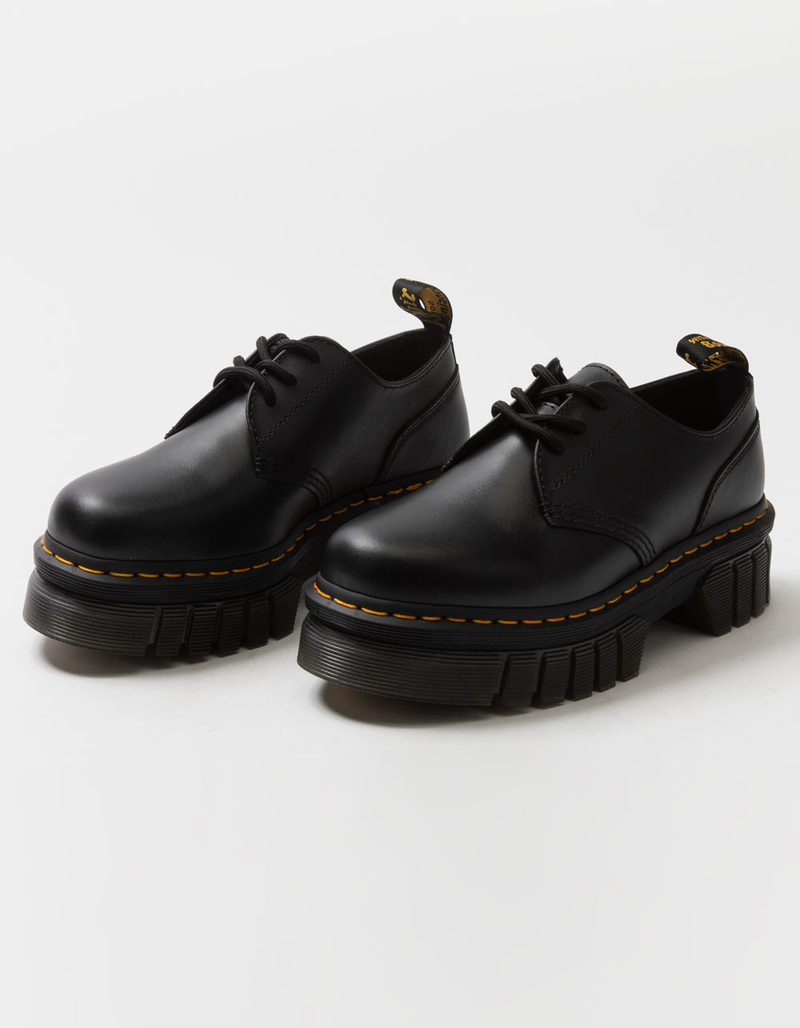 DR. MARTENS Audrick Womens Leather Oxford Platform Shoes image number 0