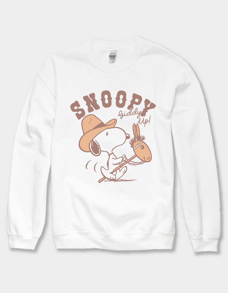 PEANUTS Snoopy Giddy Up Unisex Crewneck Sweatshirt image number 0