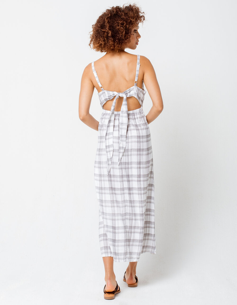 VOLCOM Plaid Taste Dress image number 2