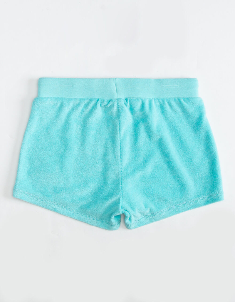 MAUI AND SONS Solid French Terry Girls Blue Shorts image number 1