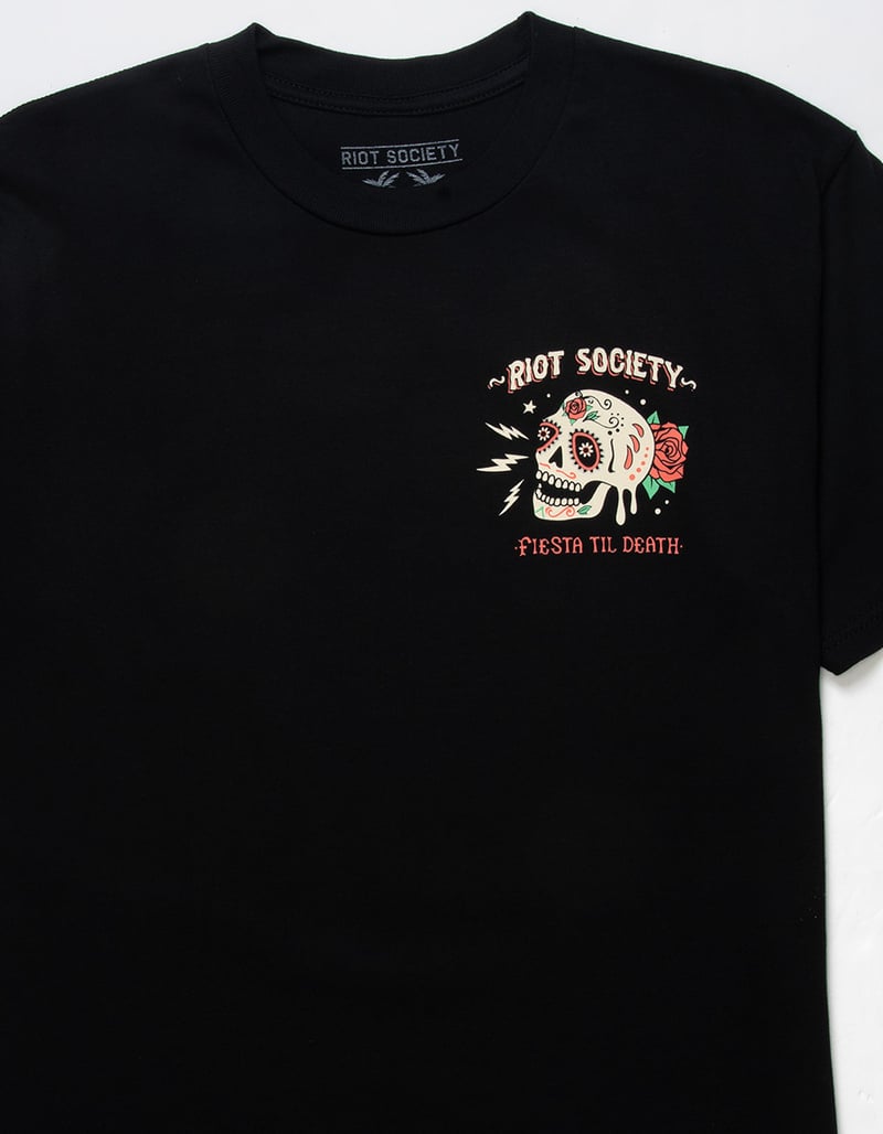 RIOT SOCIETY Fiesta Till Death Mens Tee image number 2