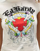 ED HARDY Love Kills Slowly Womens Cap Sleeve Tee image number 4