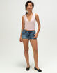 RSQ Womens Low Rise Micro Shorts image number 6