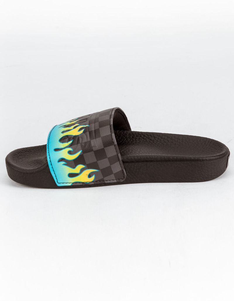 VANS Glow Flame Boys Slide Sandals image number 3
