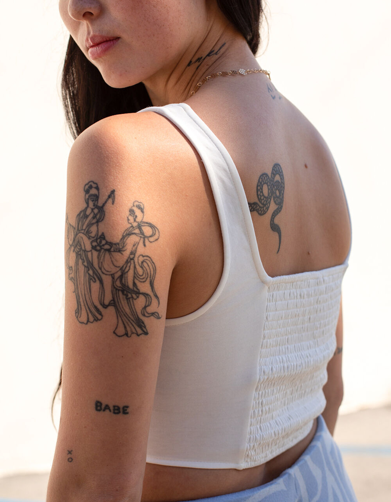 WEST OF MELROSE Womens Bustier Tank Top image number 5