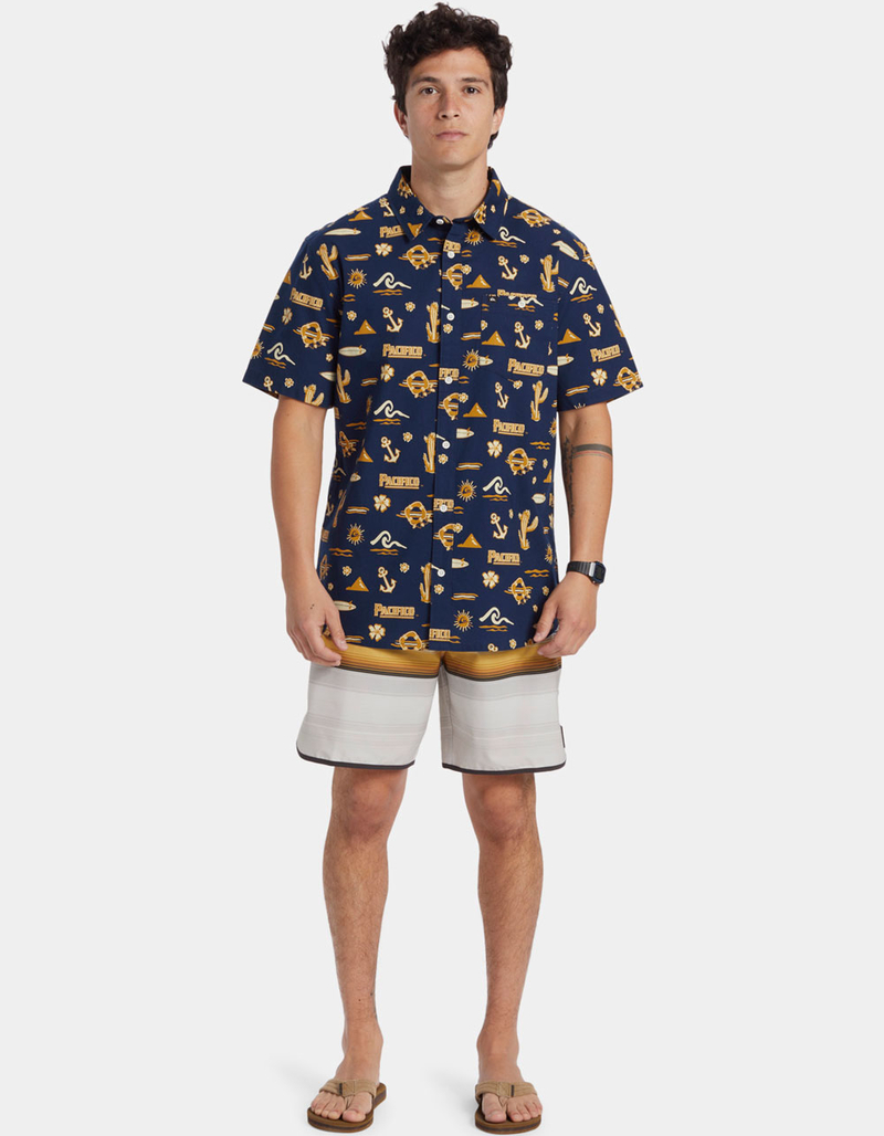 QUIKSILVER x Pacifico Mens Button Up Shirt image number 3