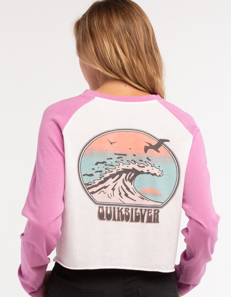 QUIKSILVER Colorblock Womens Raglan Tee image number 0