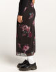 RSQ Womens Low Rise Mesh Maxi Skirt image number 3