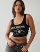 TRUE RELIGION Logo Womens Crop Tank Top image number 1