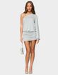 EDIKTED Athelia One Shoulder Mini Dress image number 4