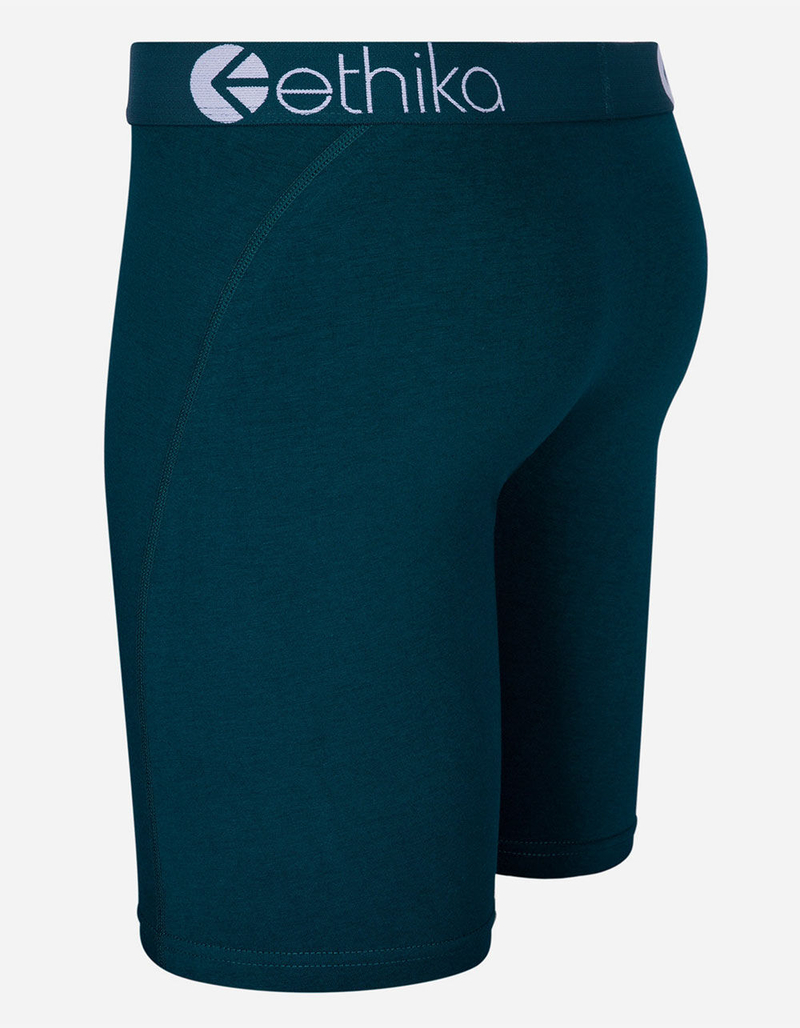 ETHIKA Mystik Teal Staple Boys Boxer Briefs image number 1