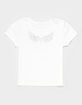 FULL TILT Heart Wing Embellished Girls Tee image number 2