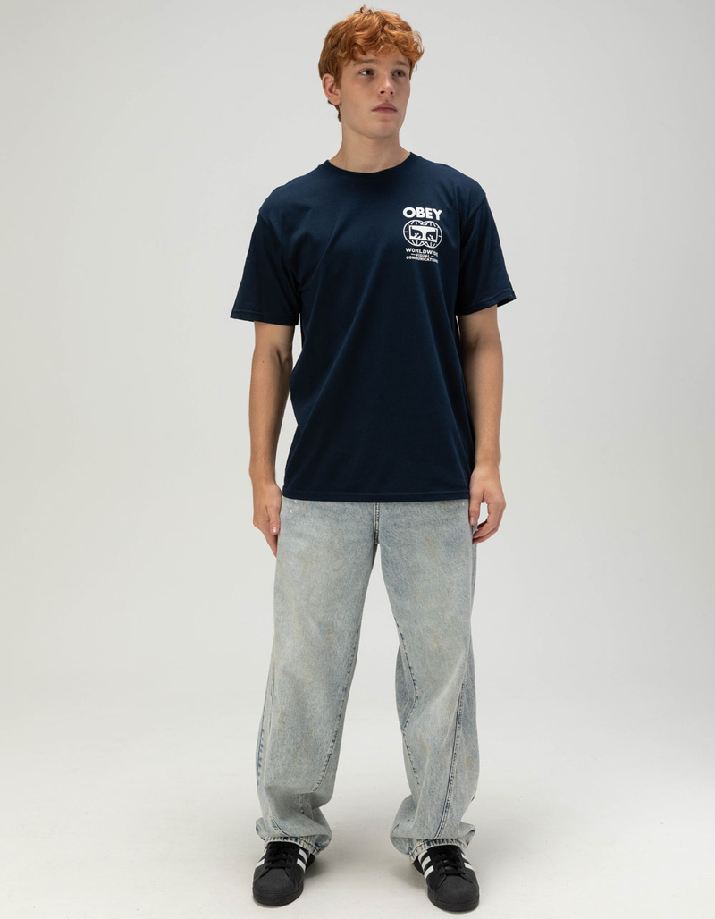 OBEY Global Communications Mens Tee image number 3