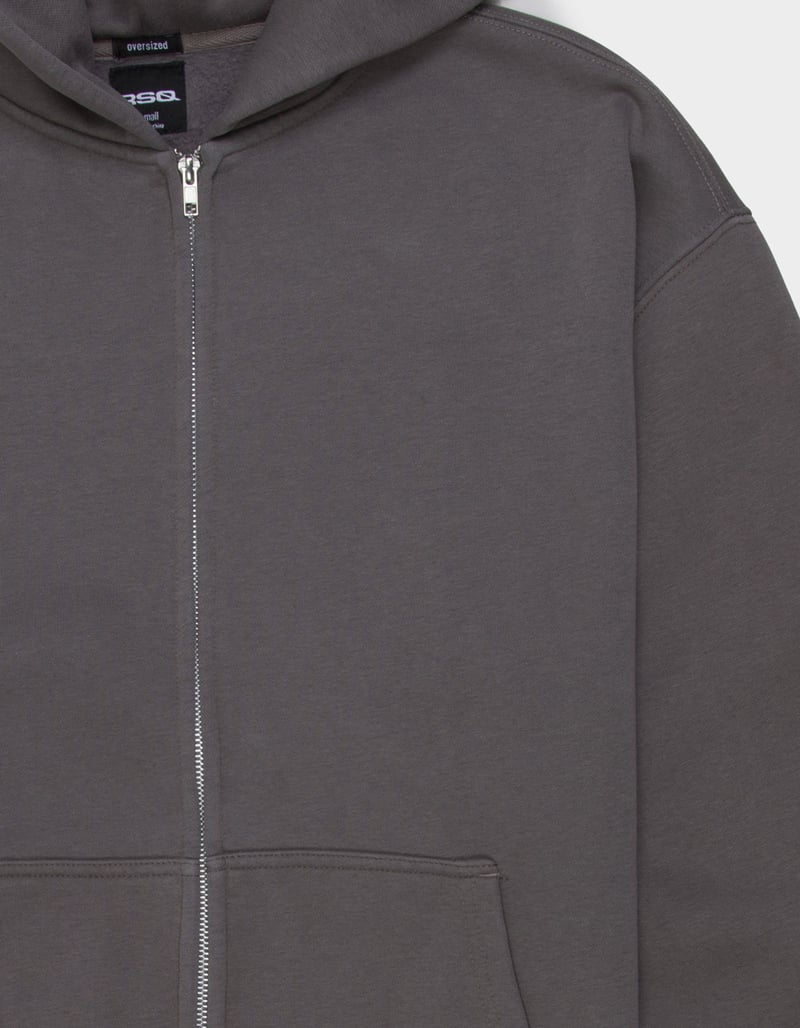 RSQ Mens Oversized Zip-Up Hoodie image number 2