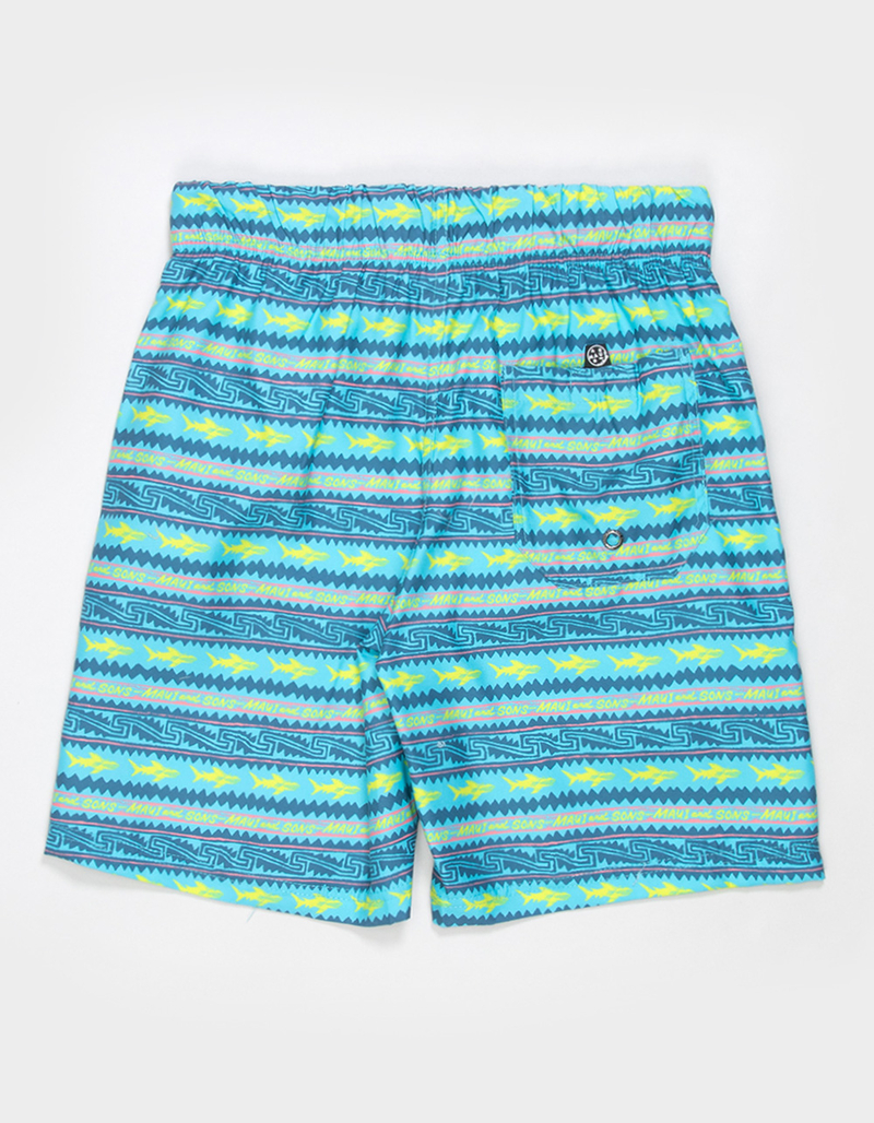 MAUI & SONS El Sharko Boys Swim Trunks image number 1