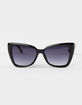 RSQ Oversized Cat Eye Sunglasses image number 2