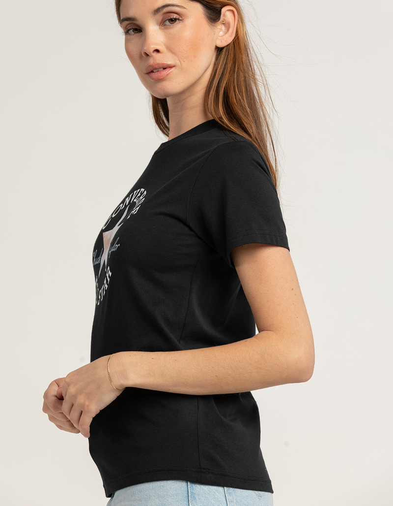 CONVERSE Floral Chuck Taylor Womens Tee image number 1