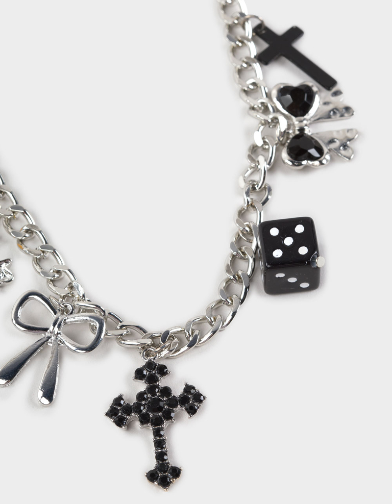 FULL TILT Cross/Star/Bow Charm Necklace image number 2