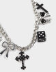 FULL TILT Cross/Star/Bow Charm Necklace image number 3