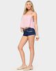 EDIKTED Ruffle Mesh Babydoll Tank Top image number 4