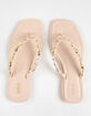 MIA Shell Tulah Womens Jelly Flip Flops image number 5