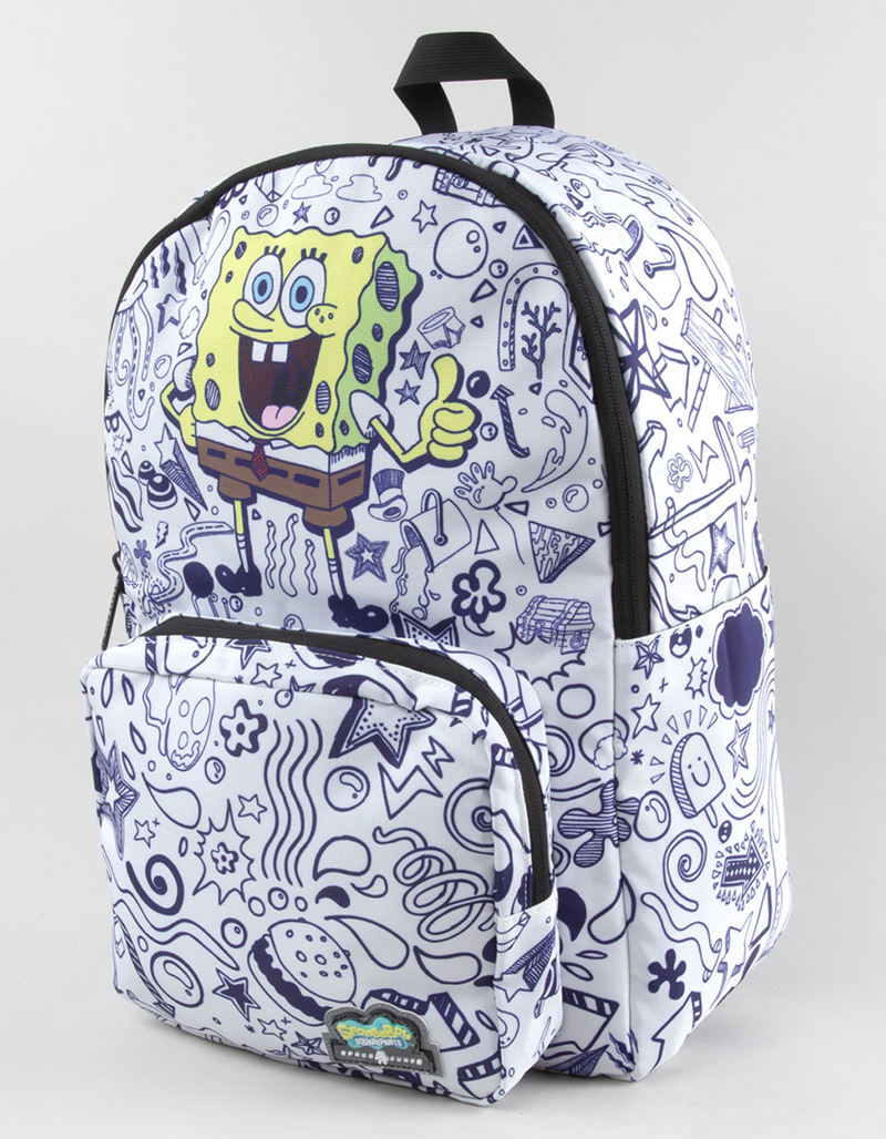 SPACE JUNK SpongeBob SquarePants Doodle Backpack image number 1