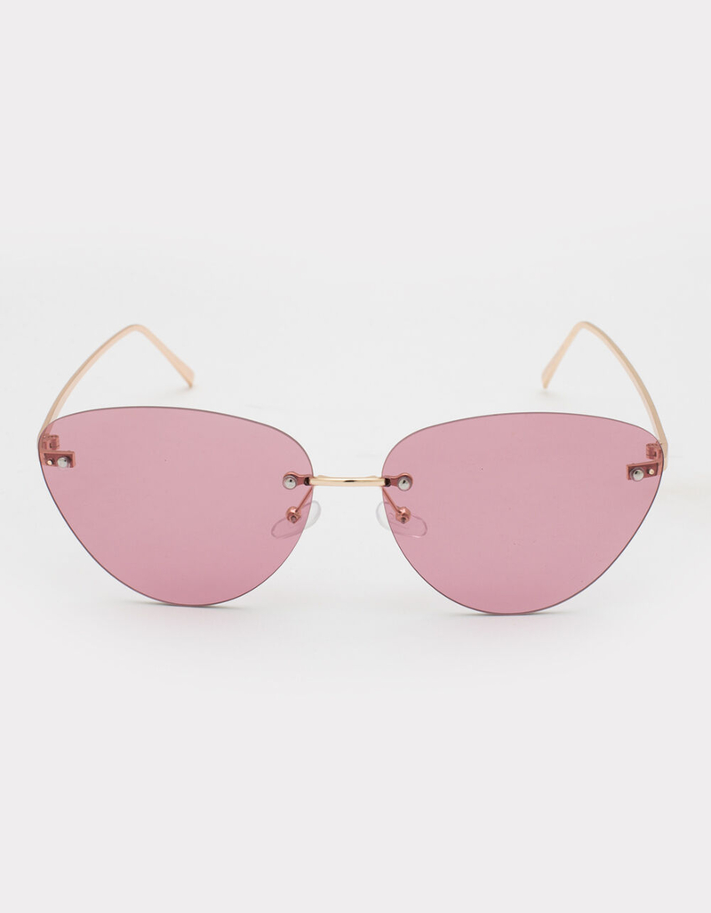 Capri Oval Cat Eye Sunglasses image number 1